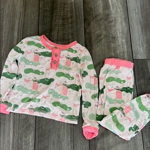 Mud pie girls golf pajamas